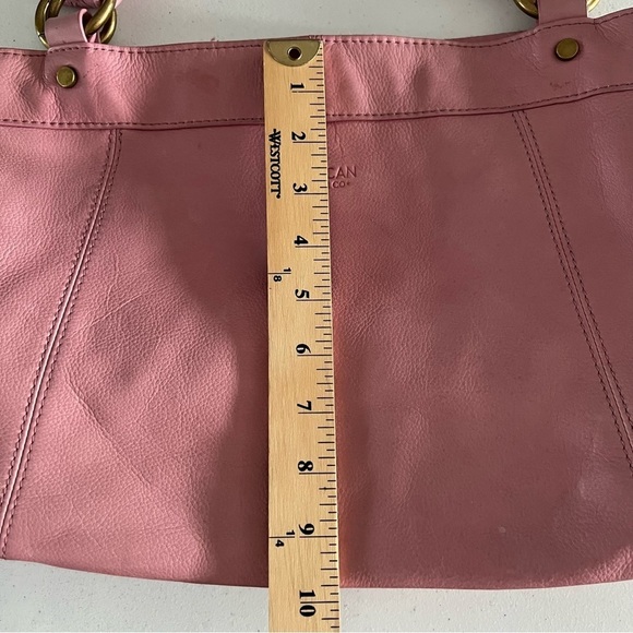 American Leather Co. Java Double Handle Shopper Pink - Picture 13 of 16